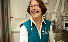 Photo of Mayo Clinic volunteer laughing