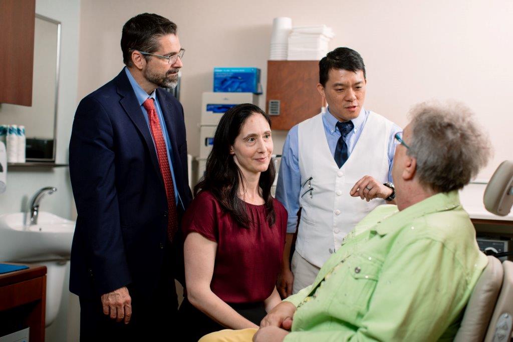 Mayo Clinic doctors with a patient