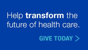 المساعدة على تحويل مستقبل الرعاية الصحية. تبرع اليوم.