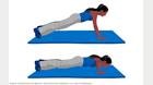 Illustration of woman doing a classic pushup