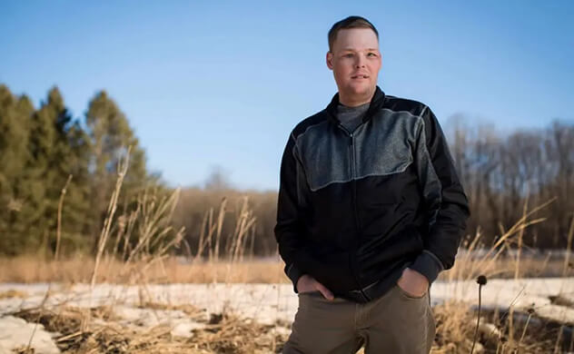 Andrew Sandness, Mayo Clinic's first face transplant recipient.