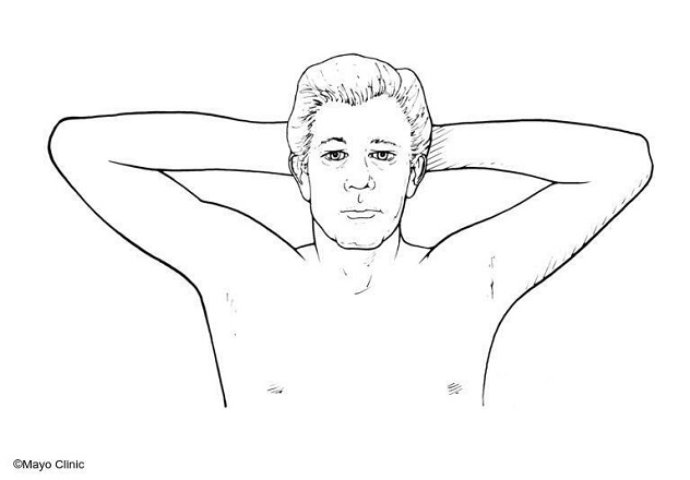 Pectoralis major and minor muscles stretches