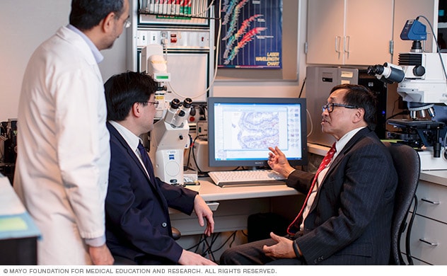 A team of Mayo Clinic researchers discuss advancements in esophageal cancer research.
