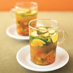 Summer vegetable soup