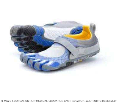 Calzado para correr de cinco dedos