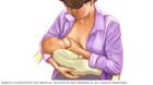 Woman breastfeeding with cradle hold
