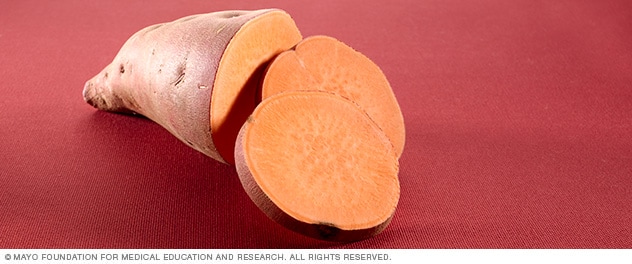 Raw sweet potato
