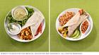 Oversized burrito vs. healthier burrito and sides