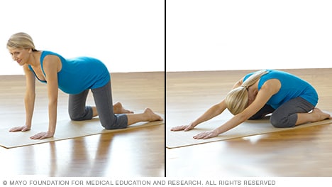 Pregnancy stretches - Mayo Clinic