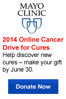 2014 Online Cancer Drive for Cures: Help discover new cures - make your gift by June 30. Donate now.