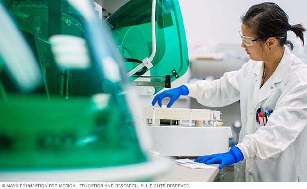 Multiple sclerosis research laboratory at Mayo Clinic