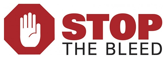 شعار حملة Stop the Bleed (أوقفوا الدم)