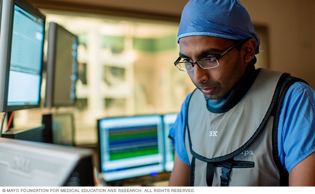 Tratamiento de taquicardia ventricular en Mayo Clinic