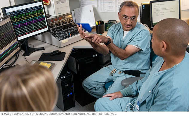 A group of Mayo Clinic experts collaborating