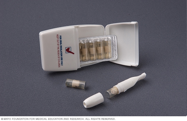 Nicotine inhaler and cartridges