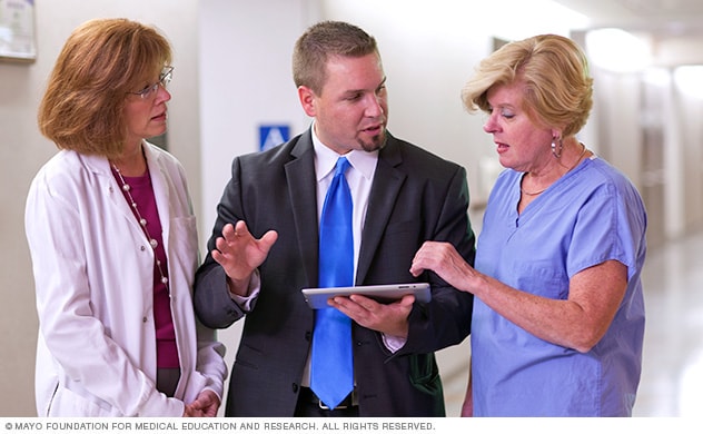 Your brain tumor care team works together to provide comprehensive care.