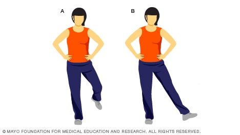 Balance exercises - Mayo Clinic