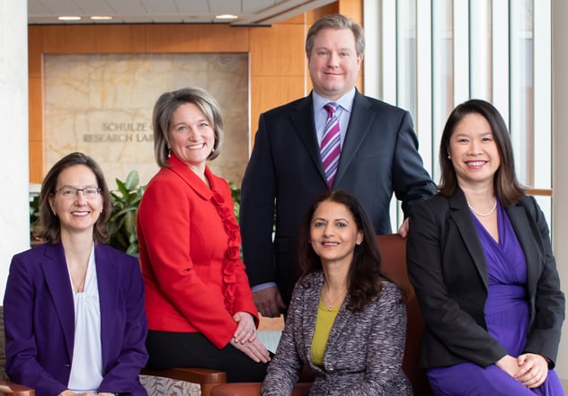 Breast Clinic staff at Mayo Clinic's campus in Rochester, Minnesota